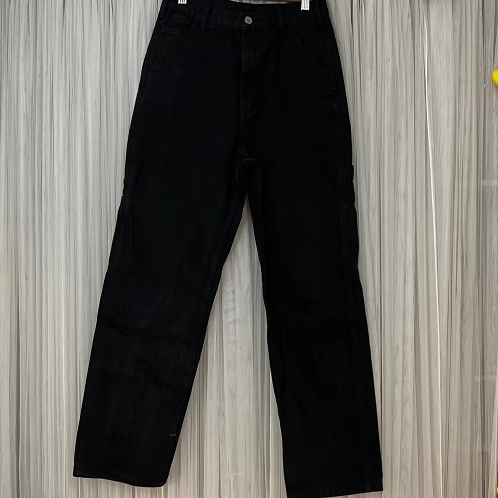 Black Cargo Jeans